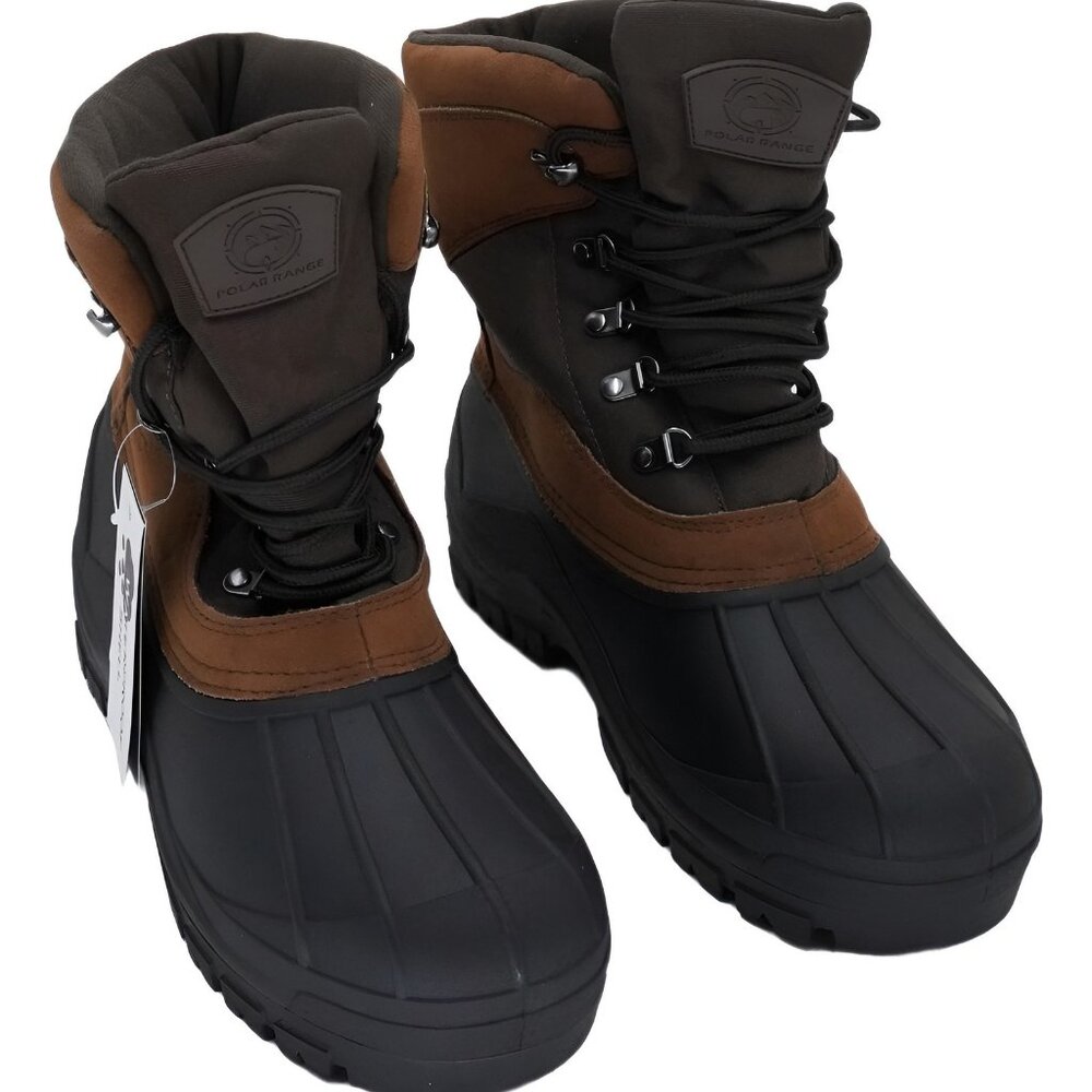 Polar Range Men's Peak Cold Weather Boots Brown US 10